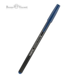 Ручка шариковая 1.0 мм "OneWrite Black" синяя 20-0325/01 Bruno Visconti