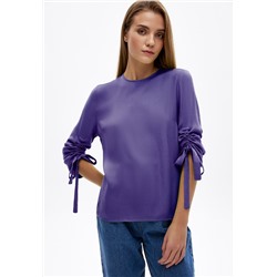 Блузка из вискозы, цвет фиолетовый
