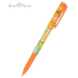 Ручка шариковая 0.7 мм "FreshWrite.Vegan.Тыквенный пай" синяя 20-0214/79 Bruno Visconti