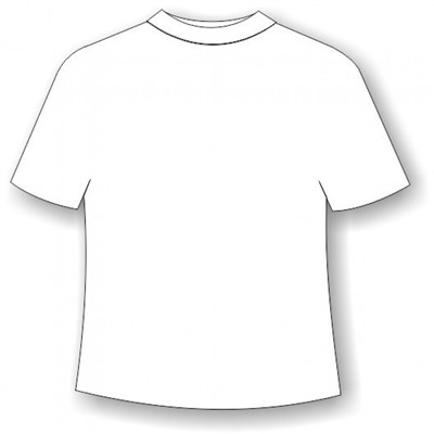 Подростковая футболка белая