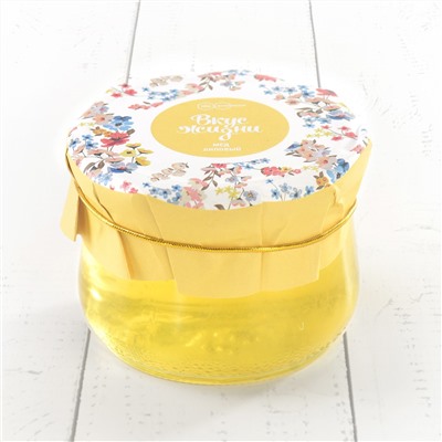 Мёд липовый "Вкус Жизни New"  в индивидуальной упаковке 230 гр.