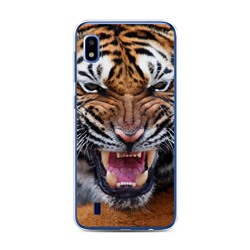 Силиконовый чехол Тигр на Samsung Galaxy A10