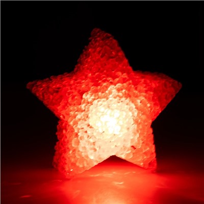 Ночник Звезда LED от батареек МИКС 4х8х8 см