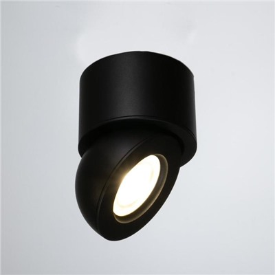 Светильник 1595/1BK LED 8Вт 4000К черный 8х8х8,5 см