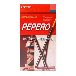 Палочки в шоколадной глазури (оригинал) Пеперо/Pepero Lotte, Корея 47 г Акция