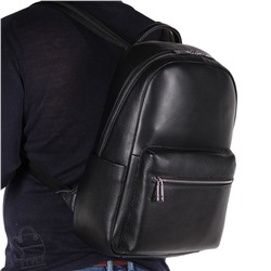 Рюкзак мужской кожаный 23009G black S-Style в Новосибирске