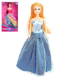 Кукла-модель «Анна» в платье, цвет голубой 9046736