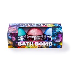 Подарочный набор BATH BOMB бурлящих шариков с шиммером