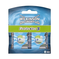 Кассеты для бритвы Schick (Wilkinson Sword) Protector-3 (8шт)