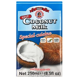 Кокосовое молоко Suree, Таиланд, 250 мл. Срок до 15.12.2022.Распродажа