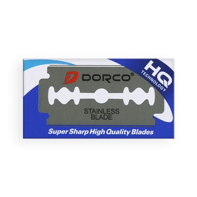 Лезвия для бритья классические двусторонние DORCO ST-300 Platinum 10шт (10X10шт. =100 лезвий) в коробке, ST-300 10P