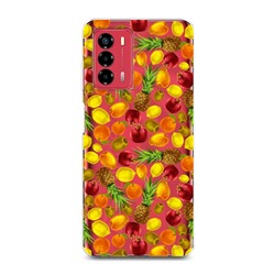 Силиконовый чехол Fruit ninja на ZTE Blade V40 Vita