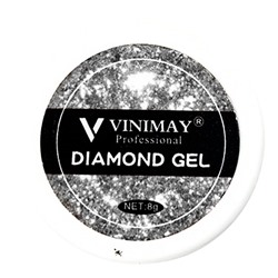 Vinimay, Diamond Gel Серебро, 8g