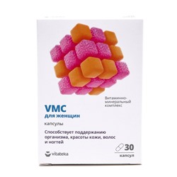 Витаминно-минеральный комплекс для женщин Витатека VMC, 30 капсул по 0.817 г