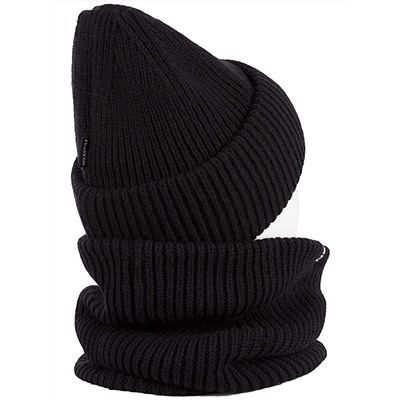 Комплект шапка и снуд 12з9922 черный
