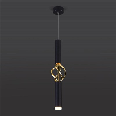Светильник Lance, 8Вт LED 4200К, 383лм, цвет чёрный