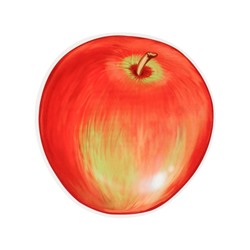 Плакат вырубной "Красное яблоко" 10х9 см