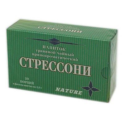 Напиток травяной Стрессони при неврозах, для улучшения сна 20 ф/п по 2 гр.