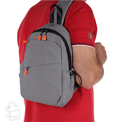 Рюкзак мужской текстильный 9916-2SM gray S-Style
