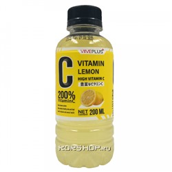 Лимонный напиток с витамином С Viveplus, 200 мл Акция