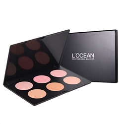 L’ocean Профессиональная палетка румян 6 оттенков / Hole Blusher, 10 г x 6