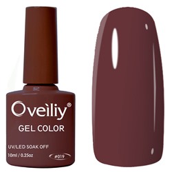 Oveiliy, Gel Color #019, 10ml