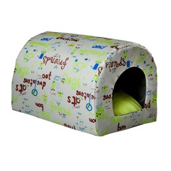 Домик-тоннель Собаки, ткань оксфорд, 35 х 26 х 26