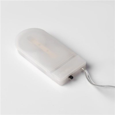 Светодиодная фигура «Ёлка с шишкой», 8.2 × 29 × 8.2 см, пластик, батарейки CR2032х2, свечение тёплое белое