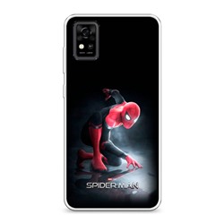 Силиконовый чехол Spider-man на ZTE Blade A31