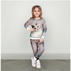 Детский костюм со свитшотом Кошка модель