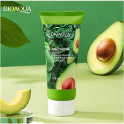 SAle! Bioaqua, Увлажняющая, очищающая пенка для умывания с экстрактом авокадо, 100 гр.