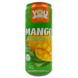 Напиток негазированный с содержанием сока манго You Vietnam, Вьетнам, 330 мл Акция