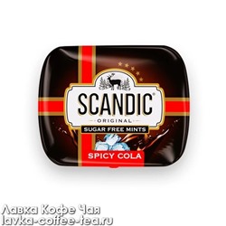 конфеты SCANDIC без сахара со вкусом "Кола" 14 г.