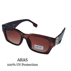 Очки солнцезащитные женские ARAS, коричневые, 8816 С2, арт. 129.046