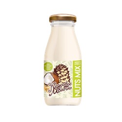 Кедровое молочко с кокосом и кешью / 200 мл / Стеклобутылка / Сава
