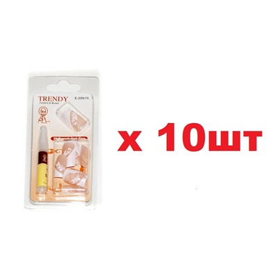 Trendy накладные ногти E-20N15 20шт+1г клея 10шт