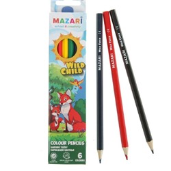 062-8042 Цветные карандаши, 6шт. 2018 RUSSIA