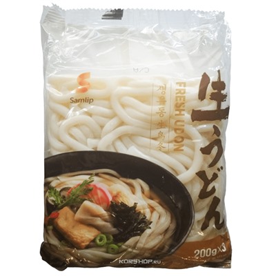 Вареная лапша Удон Fresh Udon Samlip, Корея, 600 г Акция