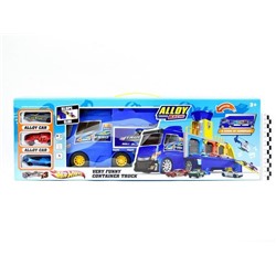 Hot Wheels Автовоз + 3 машинки свет/звук