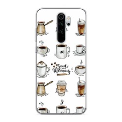 Силиконовый чехол Good morning на Xiaomi Redmi Note 8 Pro