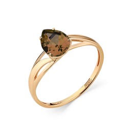 Золотое кольцо с раух-топазом - 01-3-125-0400-010