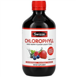 Swisse, Chlorophyll, тоник со вкусом ягод, 500 мл (16,9 жидк. унции)