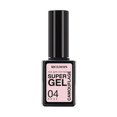 Лак для ногтей Super Gel Camouflage тон 04 rose