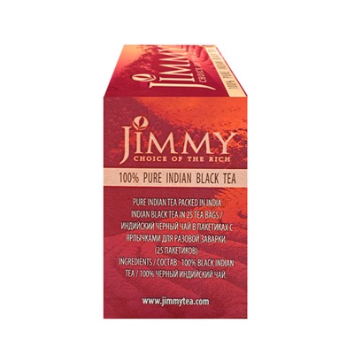 чай Jimmy чёрный 2 г.*25 пак. Индия
