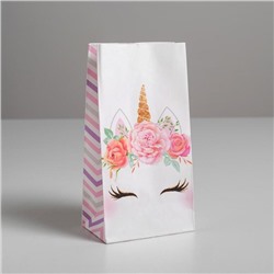 Пакет подарочный без ручек «Волшебство», 10 × 19.5 × 7 см
