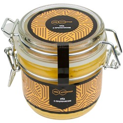 Крем-мёд с прополисом с бугельным замком Люкс 250 гр.