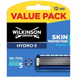 Кассеты для бритвы Schick (Wilkinson Sword) HYDRO-5 Skin Protection Regular (12шт)