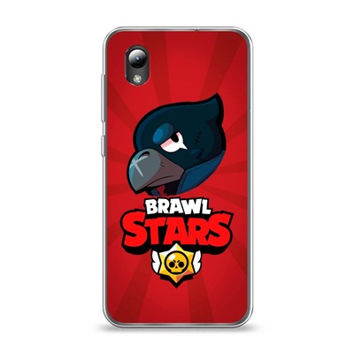 Силиконовый чехол Crow Brawl Stars на ZTE Blade L8