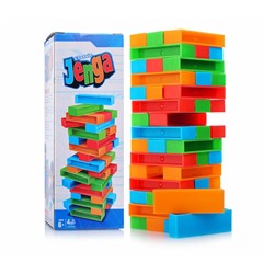 Настольная игра Дженга (Jenga) цветная