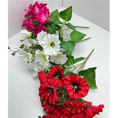 Цветы искусственные декоративные Вьюны 5 веток 15 цветков 40 см